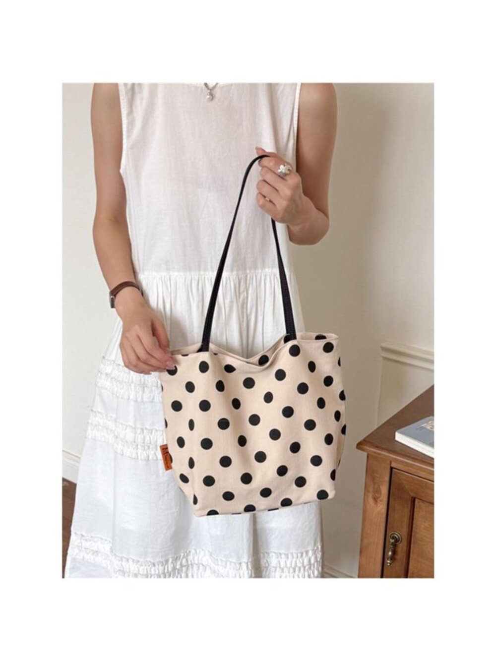 Polka Dot Shoulder Bag